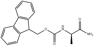 (9H-Fluoren-9-yl)MethOxy]Carbonyl D-Ala-NH2 Struktur