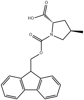 FMOC-反式-4-甲基-L-脯氨酸, 333777-34-7, 结构式