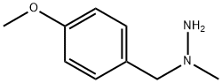Hydrazine, 1-[(4-methoxyphenyl)methyl]-1-methyl- Structure