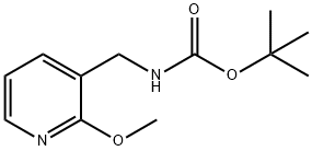 tert-Butyl N-[(2-methoxypyridin-3-yl)methyl]carbamate Structure