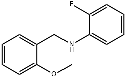 Benzenemethanamine, N-(2-fluorophenyl)-2-methoxy- 结构式