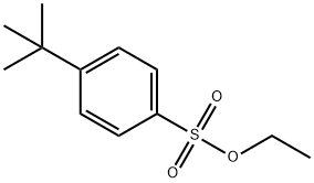 Benzenesulfonic acid, 4-(1,1-dimethylethyl)-, ethyl ester Struktur