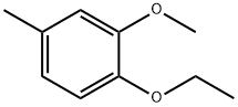 Benzene, 1-ethoxy-2-methoxy-4-methyl- Struktur