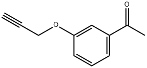 Ethanone, 1-[3-(2-propyn-1-yloxy)phenyl]- 化学構造式