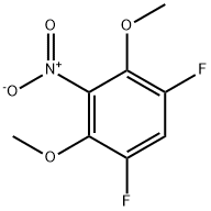 1,5-二氟-2,4-二甲氧基-3-硝基苯 结构式