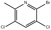 2-溴-3,5-二氯-6-甲基吡啶,344324-98-7,结构式