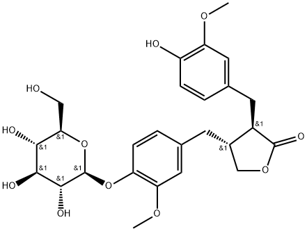 异罗汉松脂苷 结构式
