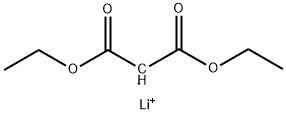 Propanedioic acid, diethyl ester, ion(1-), lithium (9CI) Structure