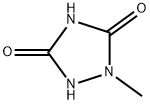 1,2,4-Triazolidine-3,5-dione, 1-methyl- 化学構造式