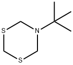 5-tert-Butyl-1,3,5-dithiazinane 结构式