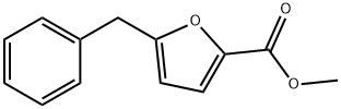 2-Furancarboxylic acid, 5-(phenylmethyl)-, methyl ester Structure