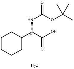 Boc-Chg-OH Hydrate Structure