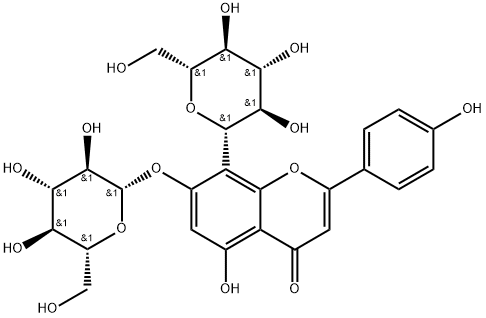 Vitexin 7-glucoside 结构式