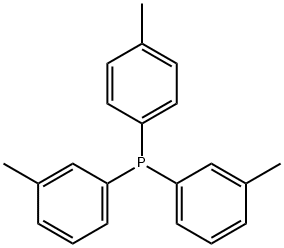 Bis(3-methylphenyl)(4-methylphenyl)phosphine 结构式