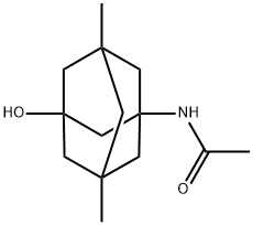 Acetamide, N-(3-hydroxy-5,7-dimethyltricyclo[3.3.1.13,7]dec-1-yl)- Structure