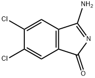 5,6-dichloro-3-imino-2,3-dihydro-1H-isoindol-1-one 结构式