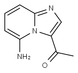 1-{5-aminoimidazo[1,2-a]pyridin-3-yl}ethan-1-one Structure