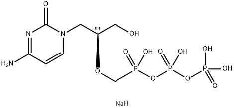 Cidofovir Diphosphate Trisodium Salt Struktur
