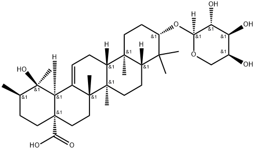 ジユグリコシドII 化学構造式