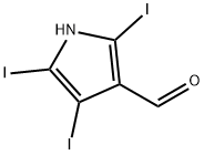 1H-Pyrrole-3-carboxaldehyde, 2,4,5-triiodo- Structure