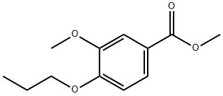 Benzoic acid, 3-methoxy-4-propoxy-, methyl ester Struktur