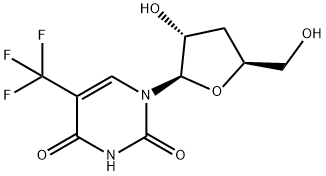 3’-Deoxy-5-trifluoromethyluridine Structure