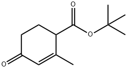 2-Cyclohexene-1-carboxylic acid, 2-methyl-4-oxo-, 1,1-dimethylethyl ester Structure