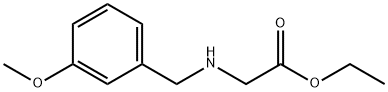 Glycine, N-[(3-methoxyphenyl)methyl]-, ethyl ester Structure