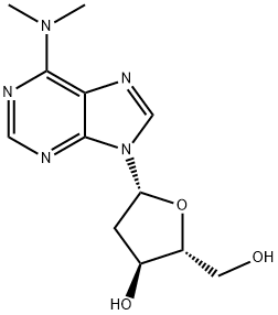 2'-Deoxy-N6,N6-dimethyladenosine Struktur