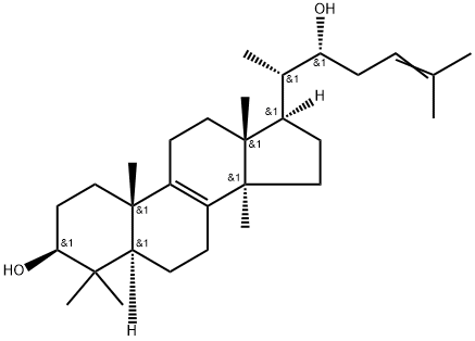 桦褐孔菌醇, 35963-37-2, 结构式