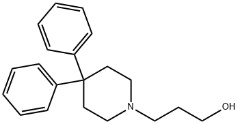 1-Piperidinepropanol, 4,4-diphenyl-,35985-34-3,结构式