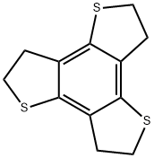 2,3,5,6,8,9-hexahydrobenzo[1,2-b:3,4-b':5,6-b'']trithiophene Struktur