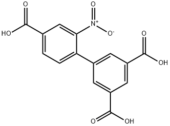 2'-硝基-[1,1'-联苯]-3,4',5-三羧酸 结构式