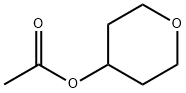 2H-Pyran-4-ol, tetrahydro-, 4-acetate Struktur