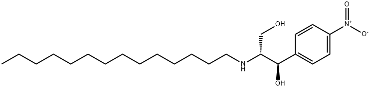 1,3-Propanediol, 1-(4-nitrophenyl)-2-(tetradecylamino)-, (1R,2R)- Structure