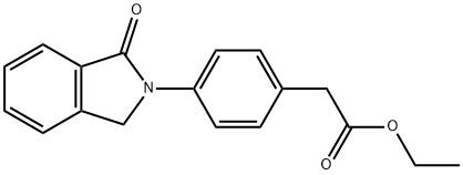 Benzeneacetic acid, 4-(1,3-dihydro-1-oxo-2H-isoindol-2-yl)-, ethyl ester