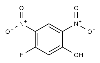 Phenol, 5-fluoro-2,4-dinitro- Struktur