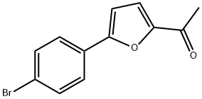 Ethanone, 1-[5-(4-bromophenyl)-2-furanyl]- Struktur