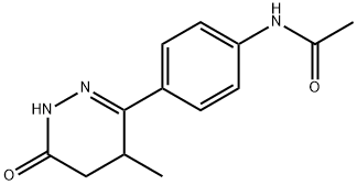 Acetamide, N-[4-(1,4,5,6-tetrahydro-4-methyl-6-oxo-3-pyridazinyl)phenyl]- Structure