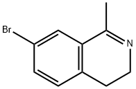 Isoquinoline, 7-bromo-3,4-dihydro-1-methyl- Structure