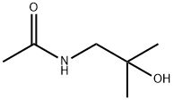 N-(2-hydroxy-2-methylpropyl)acetamide 化学構造式