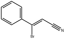 2-Propenenitrile, 3-bromo-3-phenyl-, (2Z)-,3755-96-2,结构式