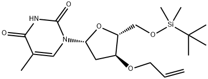 3′-O-Allyl-5′-O-TBS dT Structure