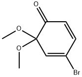 2,4-Cyclohexadien-1-one, 4-bromo-6,6-dimethoxy- Structure