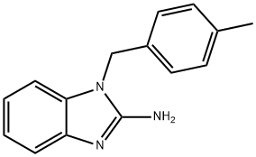 1H-Benzimidazol-2-amine, 1-[(4-methylphenyl)methyl]- 化学構造式