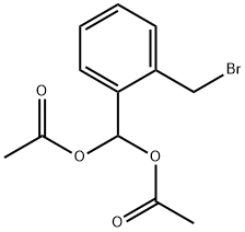 Methanediol, 1-[2-(bromomethyl)phenyl]-, 1,1-diacetate 结构式