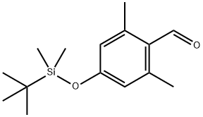 Benzaldehyde, 4-[[(1,1-dimethylethyl)dimethylsilyl]oxy]-2,6-dimethyl- Structure