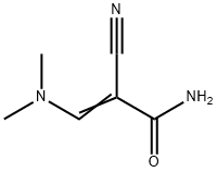 2-cyano-3-(dimethylamino)prop-2-enamide Struktur