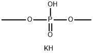 Phosphoric acid, dimethyl ester, potassium salt (9CI) Structure