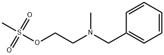 Ethanol, 2-[methyl(phenylmethyl)amino]-, 1-methanesulfonate Struktur